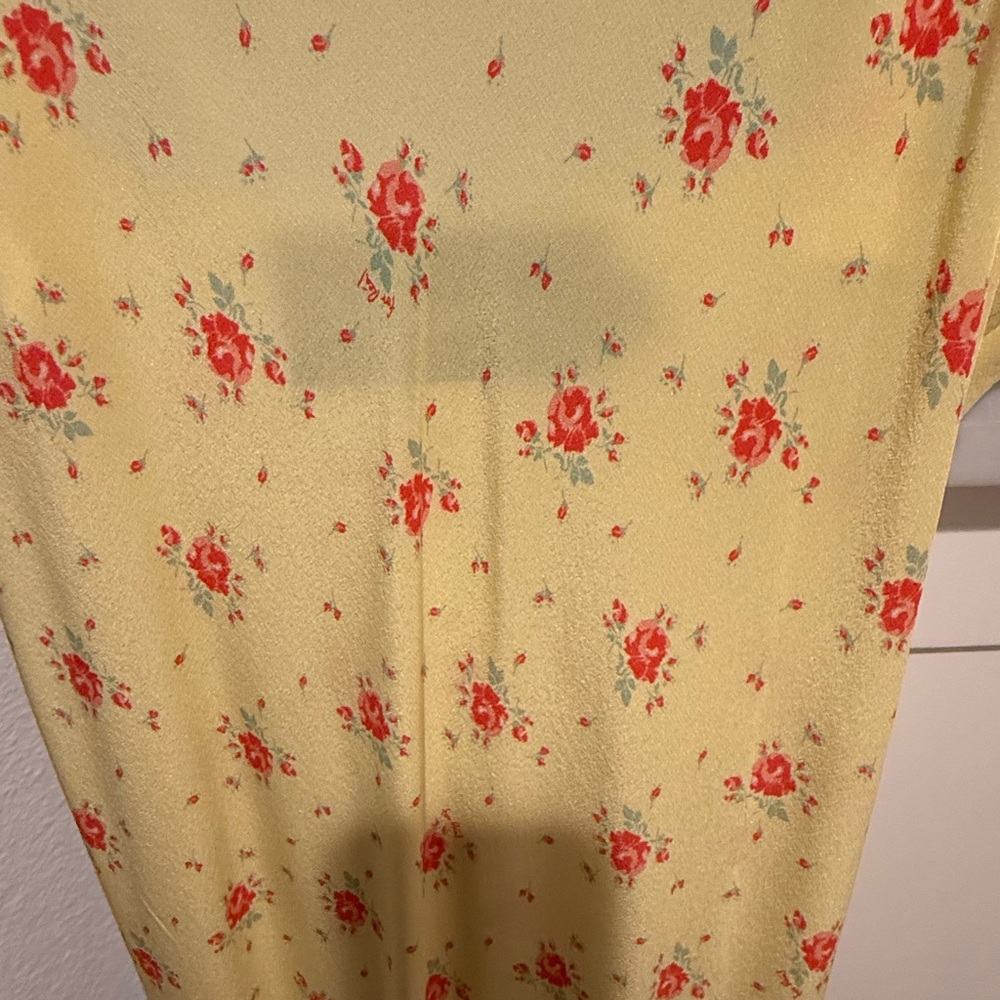 Realisation Par Yellow Dress with Red Floral Design - Picture 6 of 10